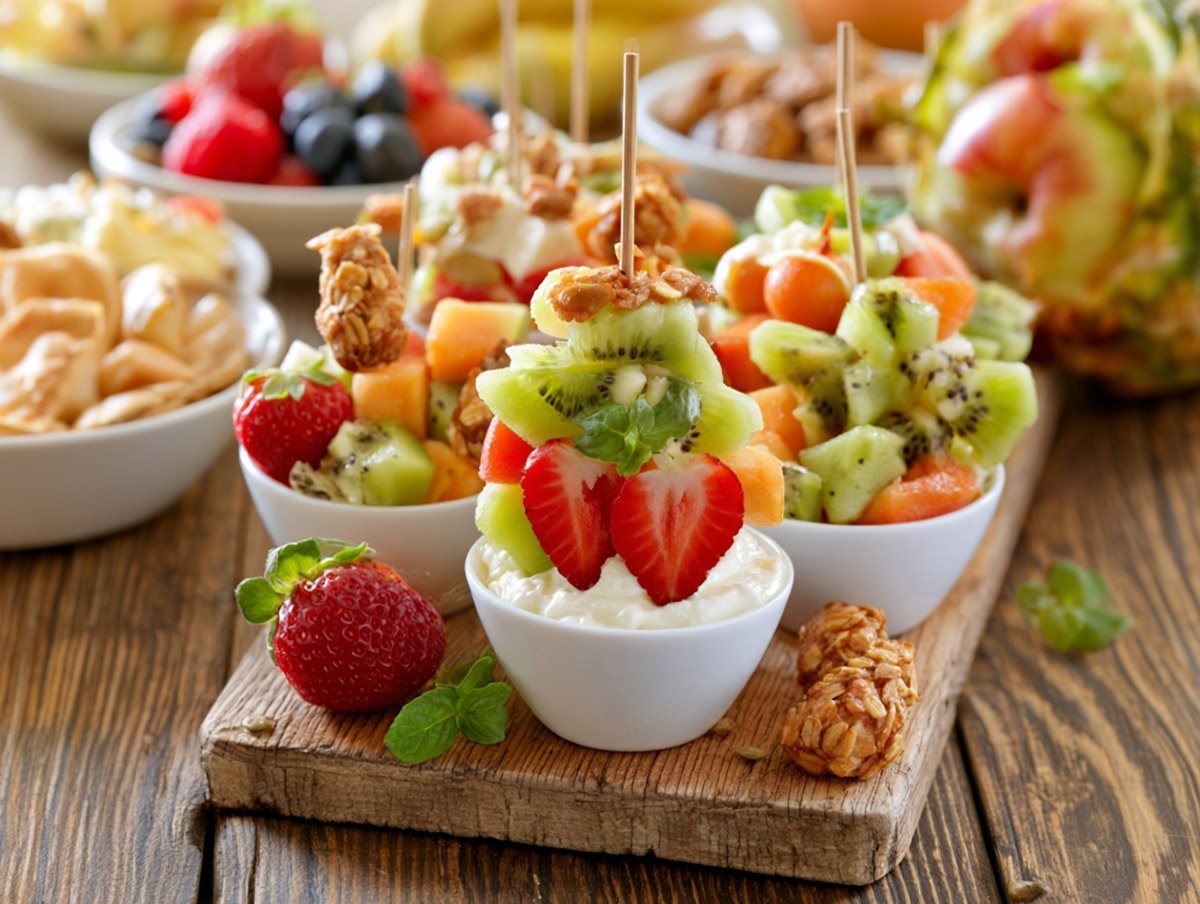 Opciones saludables para cumpleaños infantiles
